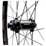 Easton Ea90 Ax Cl Disc Tubeless Gravel Forhjul, Black, 12 x 100mm