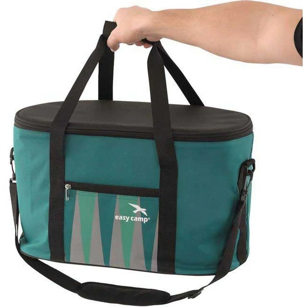 Easy Camp Backgammon L 28l Myk Bærbar Kjøleboks, Petrol blue, One Size Easy Camp Backgammon L 28l Myk Bærbar Kjøleboks, Petrol blue, One Size