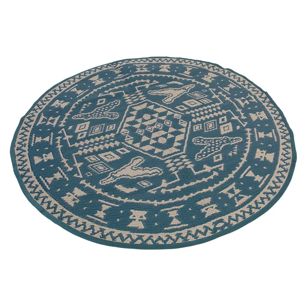 Easy Camp Bilberry Round Teppe, Grey, 150cm Easy Camp Bilberry Round Teppe, Grey, 150cm