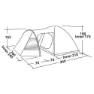 Easy Camp Blazar 400 Telt, Steel blue, 4 Steder