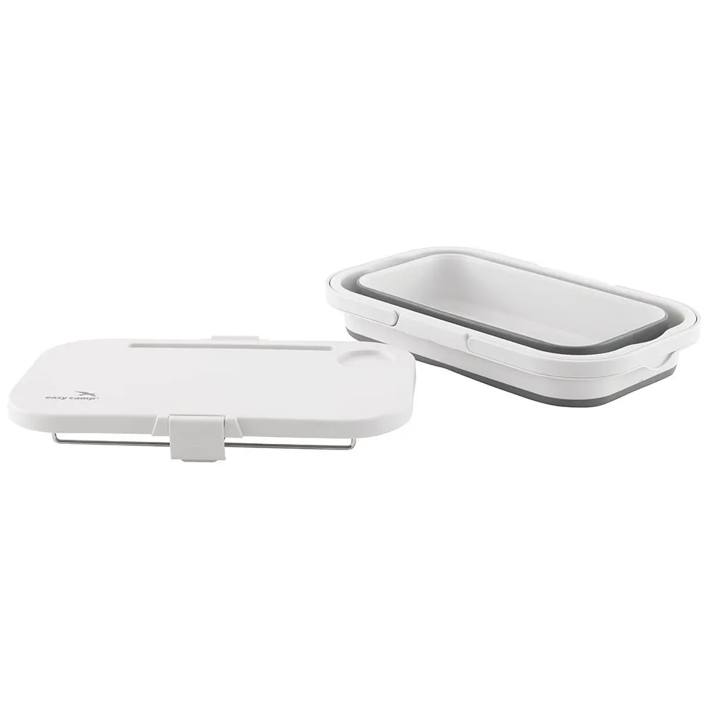 Easy Camp Cerf Picnic Basket & Bord, White, One Size Easy Camp Cerf Picnic Basket & Bord, White, One Size