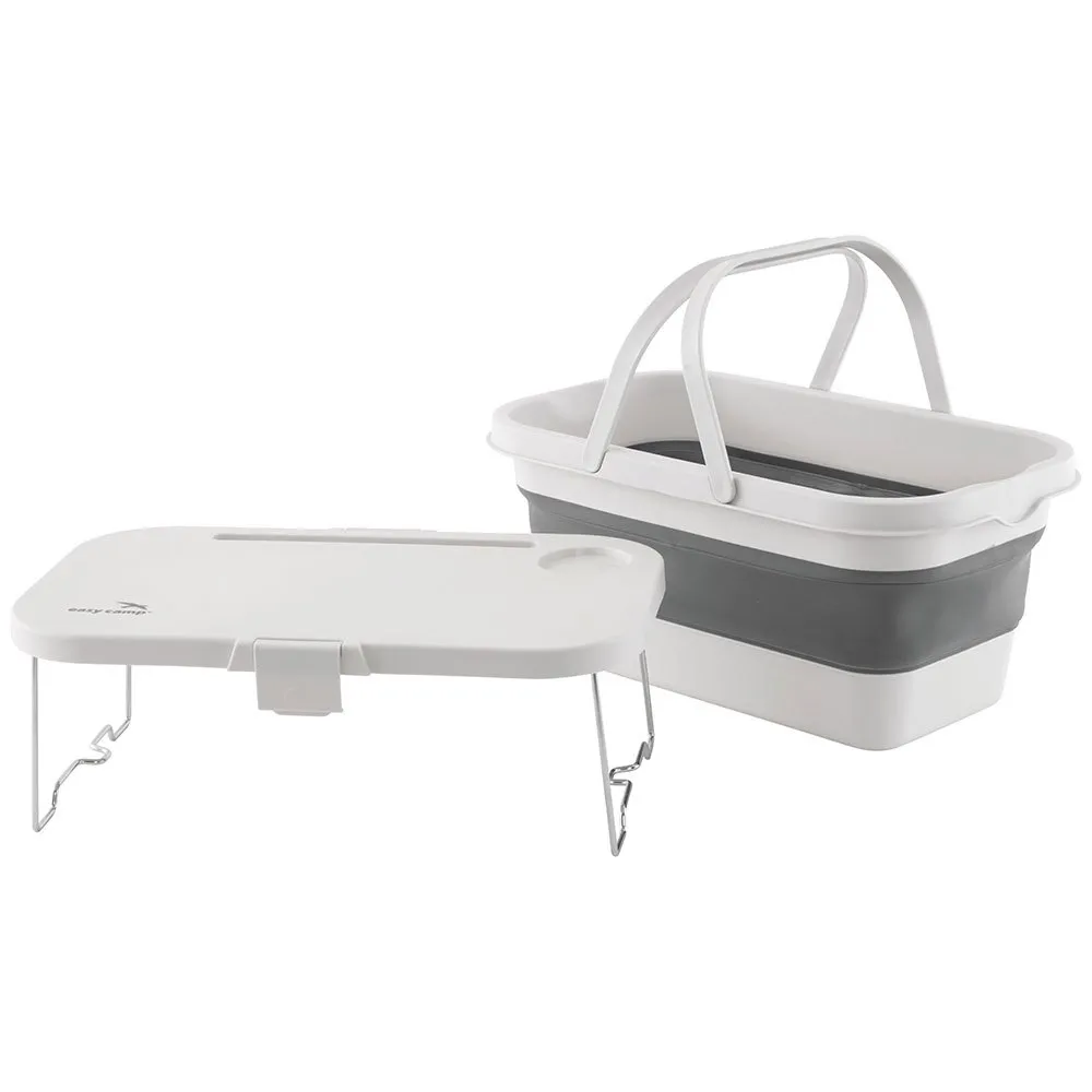 Easy Camp Cerf Picnic Basket & Bord, White, One Size Easy Camp Cerf Picnic Basket & Bord, White, One Size