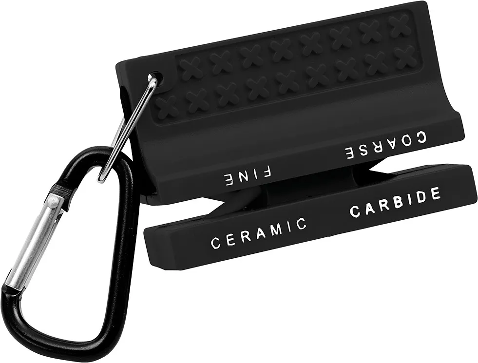 Easy Camp Knife Sharpener, Black, One Size Easy Camp Knife Sharpener, Black, One Size