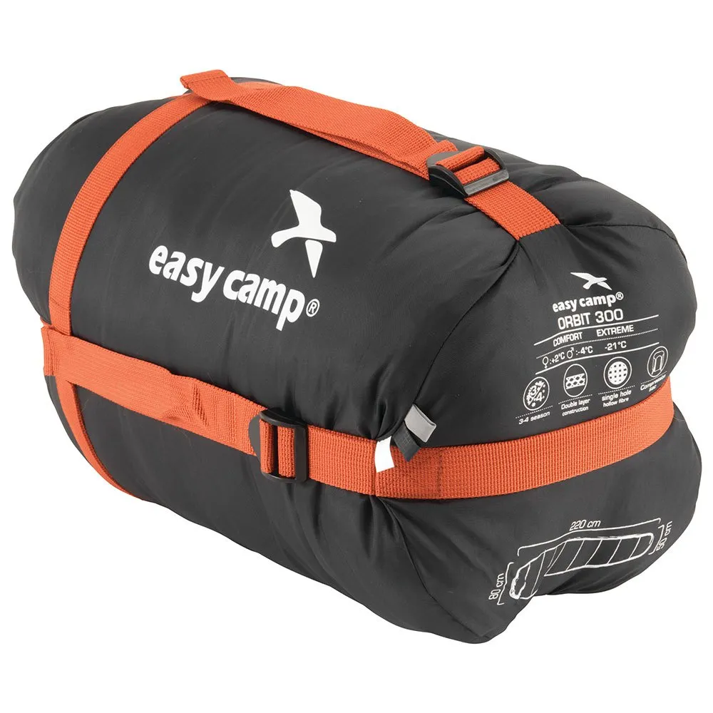 Easy Camp Orbit 300 -4º Sovepose, Blue, Left Zipper