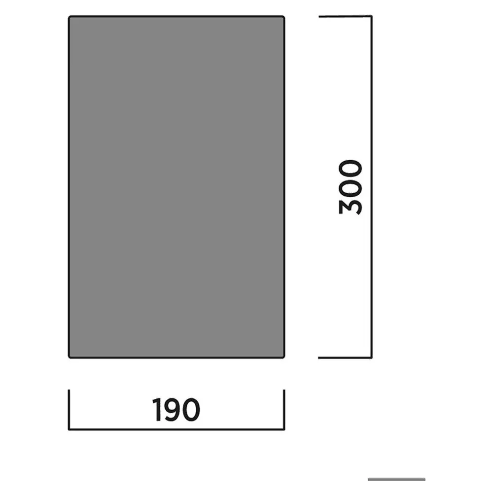 Easy Camp Rosebay Universal L Teppe, Grey, 190 x 300cm
