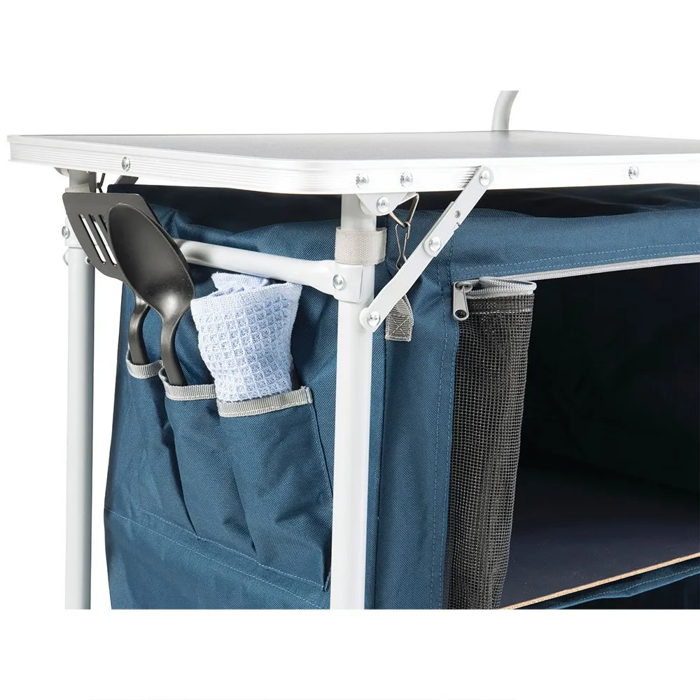 Easy Camp Sarin Kjøkkenbord, Blue / silver, One Size