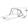Easy Camp Shell Ly, Blue / sand, One Size