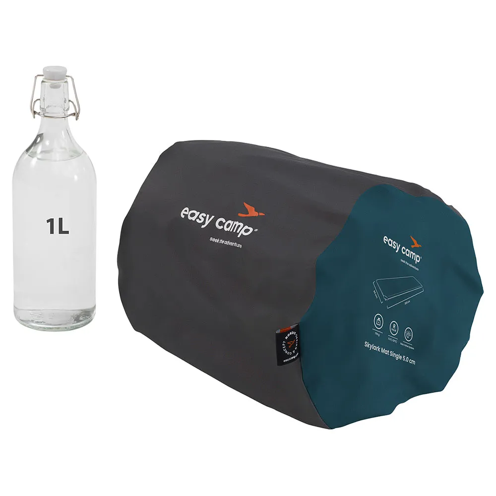 Easy Camp Skylark Single 5 Cm Oppblåsbar Matte, Black / grey