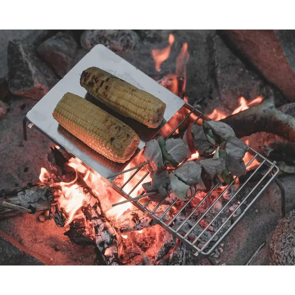 Easy Camp Trivet Grill, Silver, 39 x 19 x 16cm Easy Camp Trivet Grill, Silver, 39 x 19 x 16cm