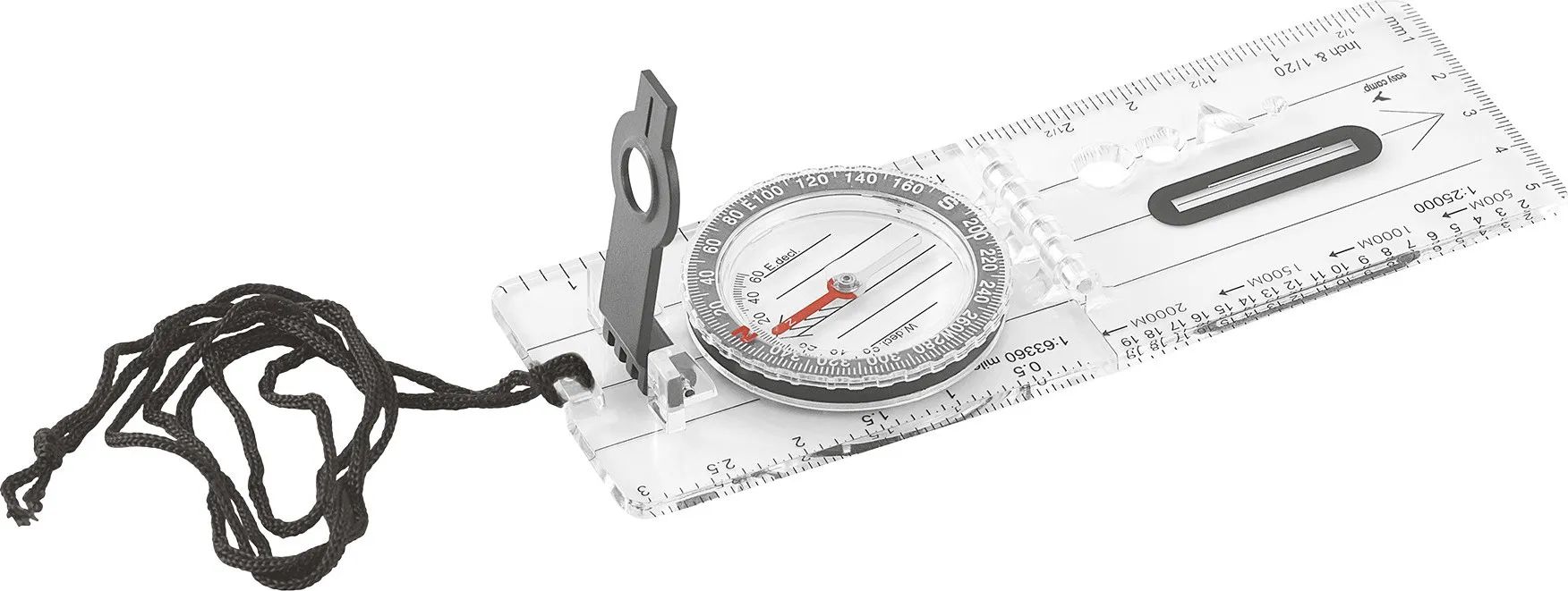 Easy Camp Venture Map Compass, Transparent, One Size Easy Camp Venture Map Compass, Transparent, One Size
