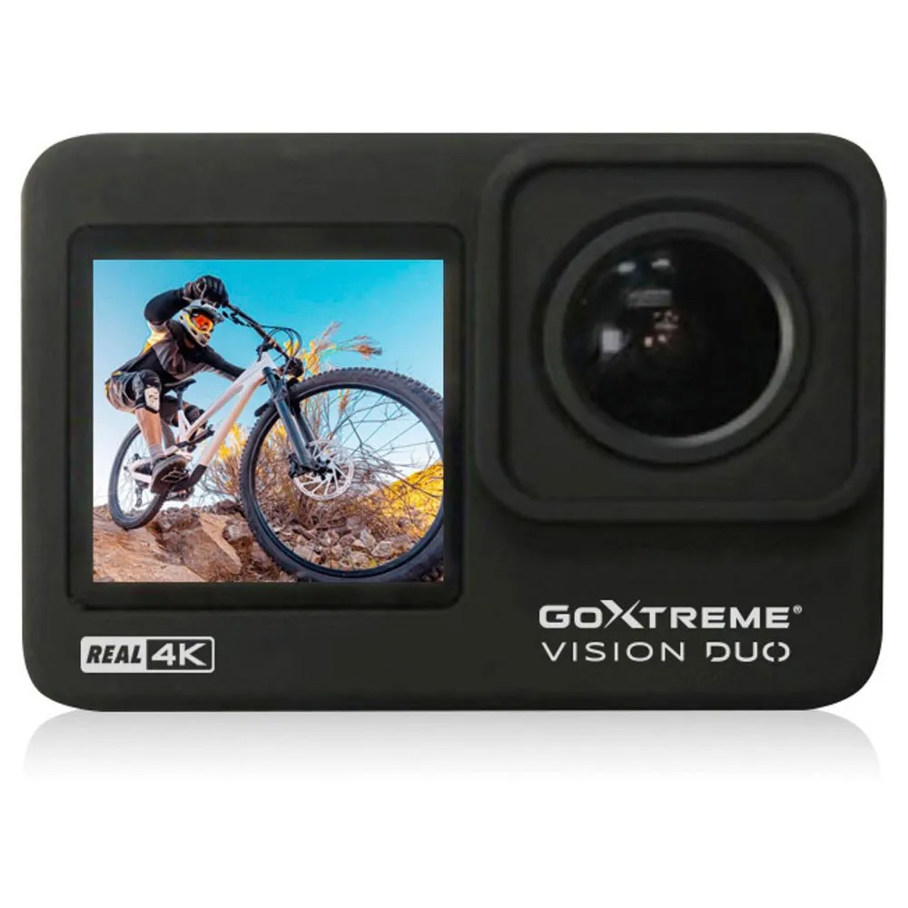 Easypix Goxtreme Vision Duo 4k Actionkamera, Black, One Size Easypix Goxtreme Vision Duo 4k Actionkamera, Black, One Size