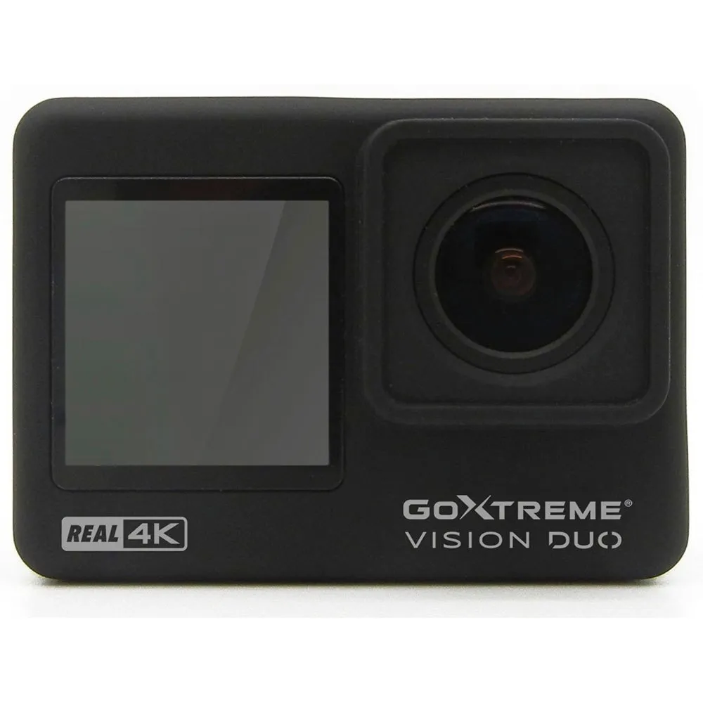 Easypix Goxtreme Vision Duo 4k Actionkamera, Black, One Size Easypix Goxtreme Vision Duo 4k Actionkamera, Black, One Size