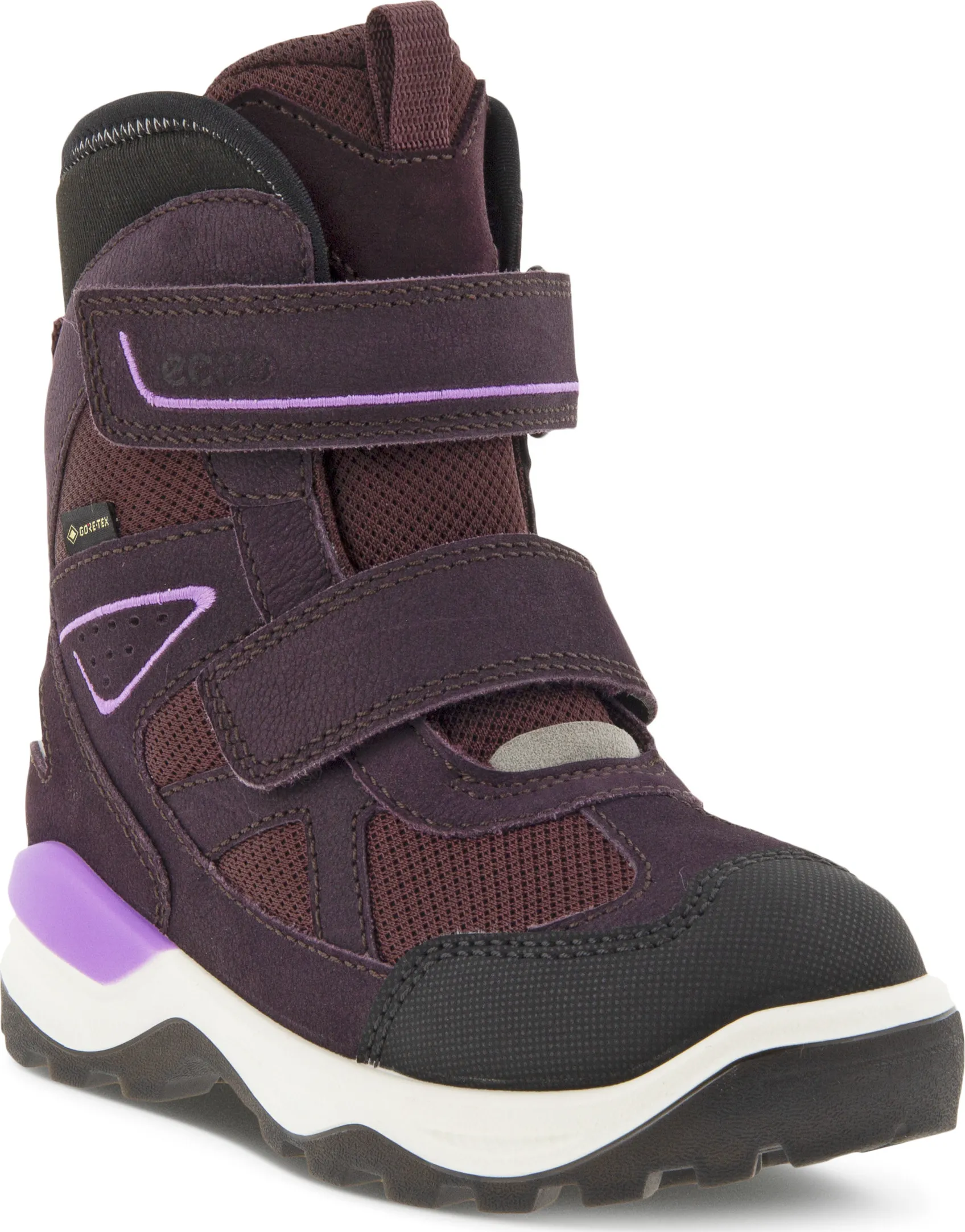Ecco Kids' Snow Mountain Mid Cut Boo Gore-Tex