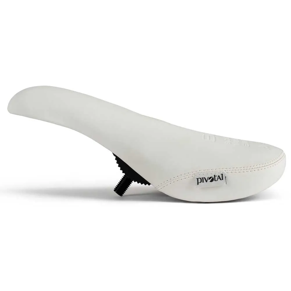Eclat Bios Slim Pivotal Sykkelsete, White leather, One Size