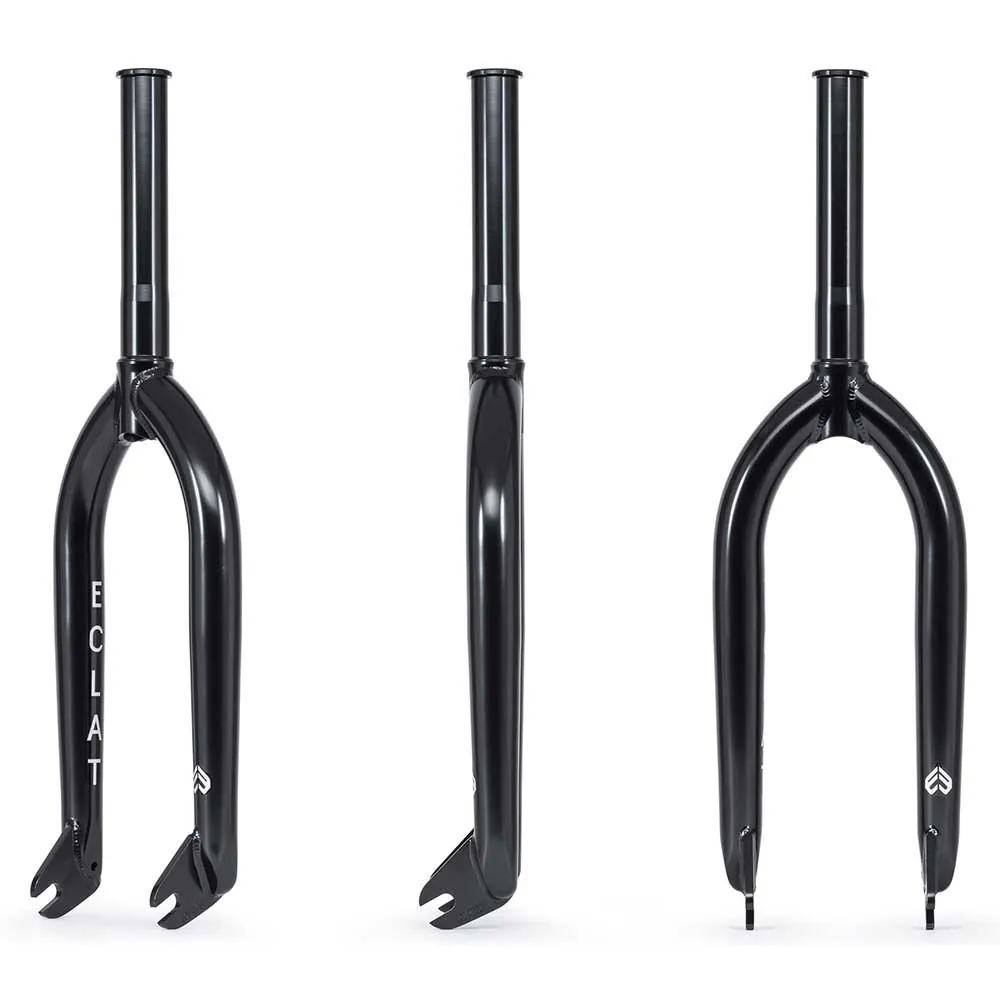 Eclat Storm 25 Mm Brakeless 1 1/8´´ 20´´ 10 Mm Bmx-gaffel, Black, 20", Rigid