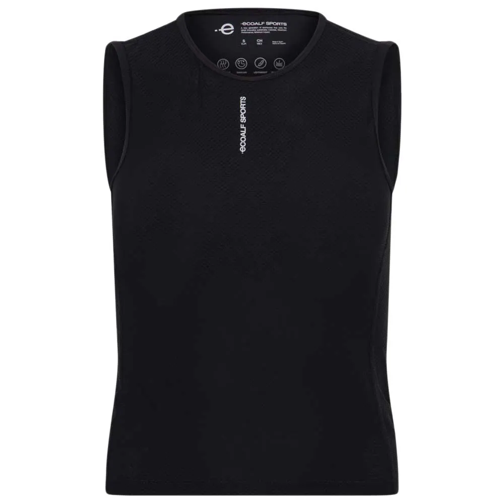 Ecoalf Greyton Ermeløs Baselag, Black