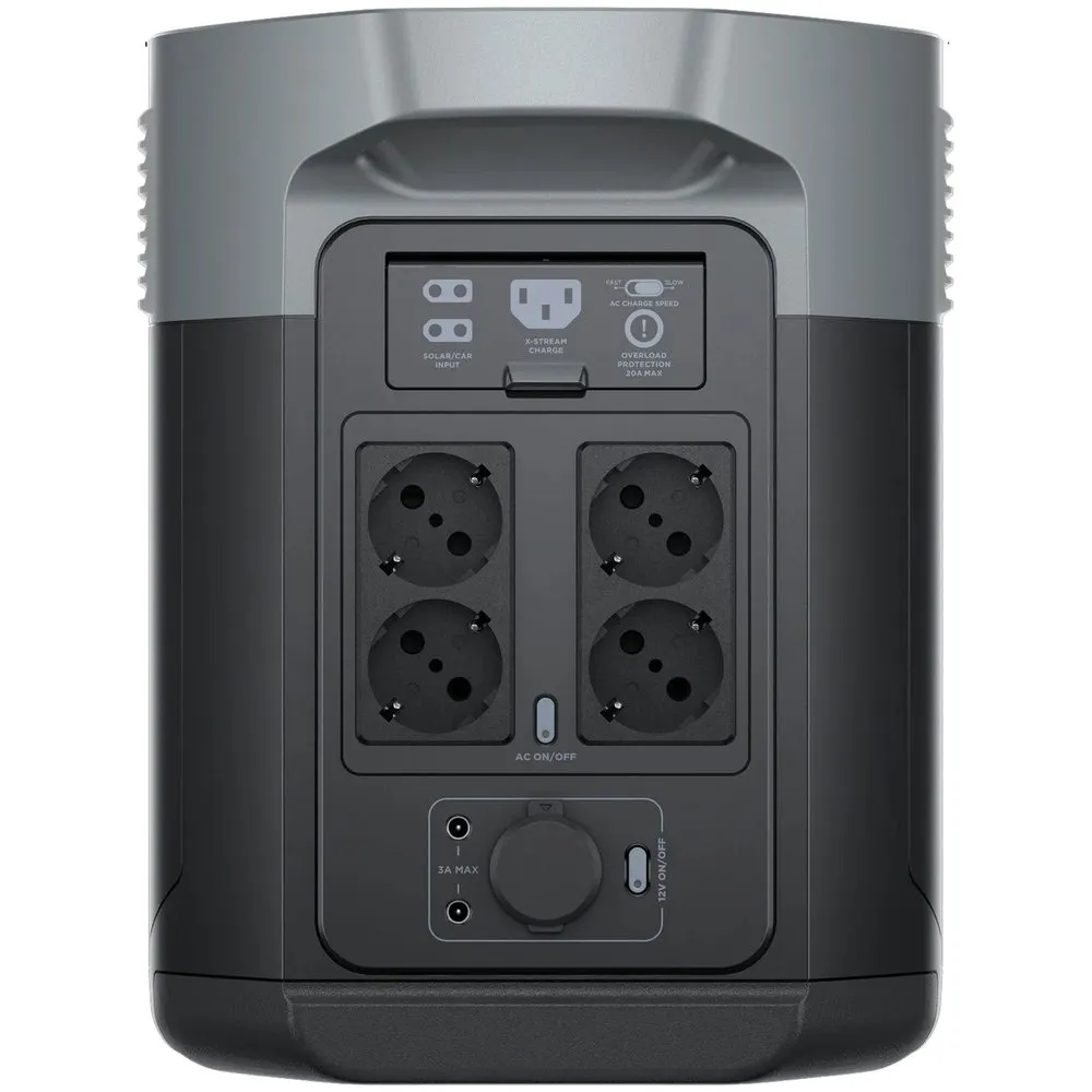 Ecoflow Delta 2 Max 2048wh Kraftverk, Black, One Size Ecoflow Delta 2 Max 2048wh Kraftverk, Black, One Size