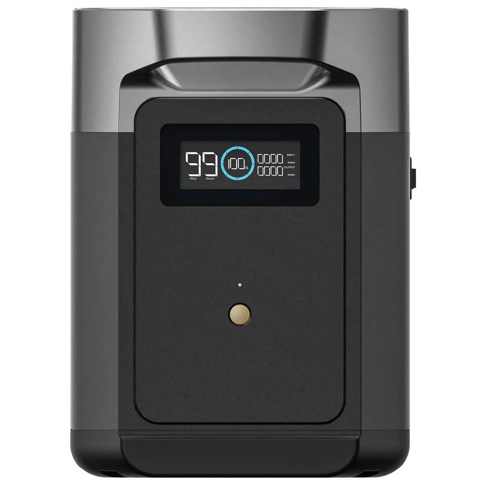 Ecoflow Delta 2 Max 2048wh Solcellepanelbatteri Refurbished, Grey, One Size
