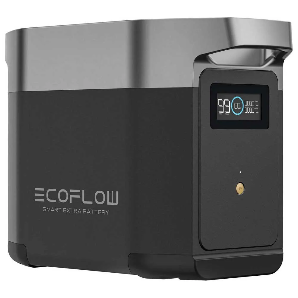 Ecoflow Delta 2 Max 2048wh Solcellepanelbatteri Refurbished, Grey, One Size