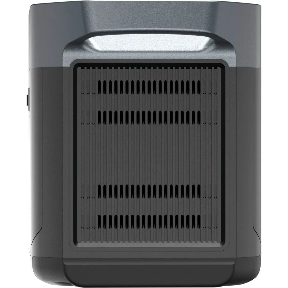 Ecoflow Delta Max 2016 Wh Units Bærbar Kraftstasjon, Black, One Size Ecoflow Delta Max 2016 Wh Units Bærbar Kraftstasjon, Black, One Size