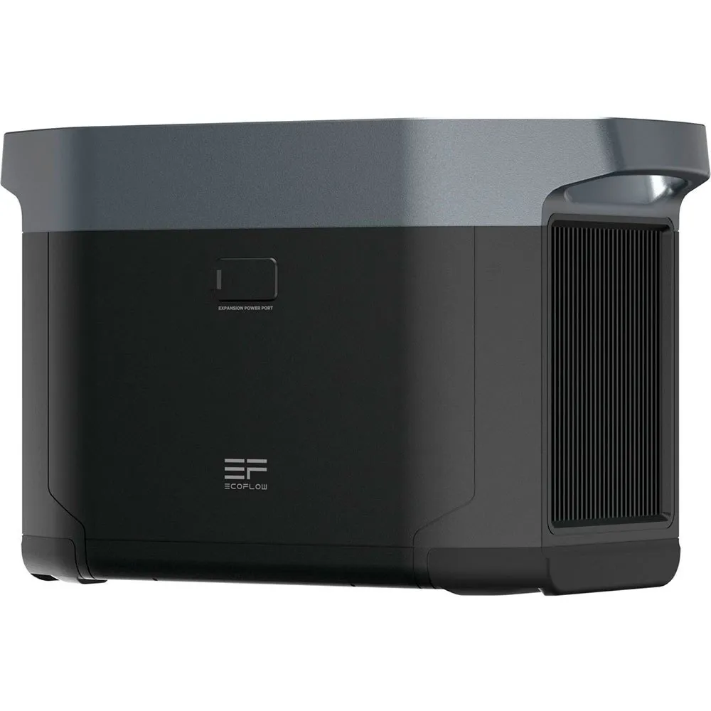 Ecoflow Delta Max 2016 Wh Units Bærbar Kraftstasjon, Black, One Size Ecoflow Delta Max 2016 Wh Units Bærbar Kraftstasjon, Black, One Size
