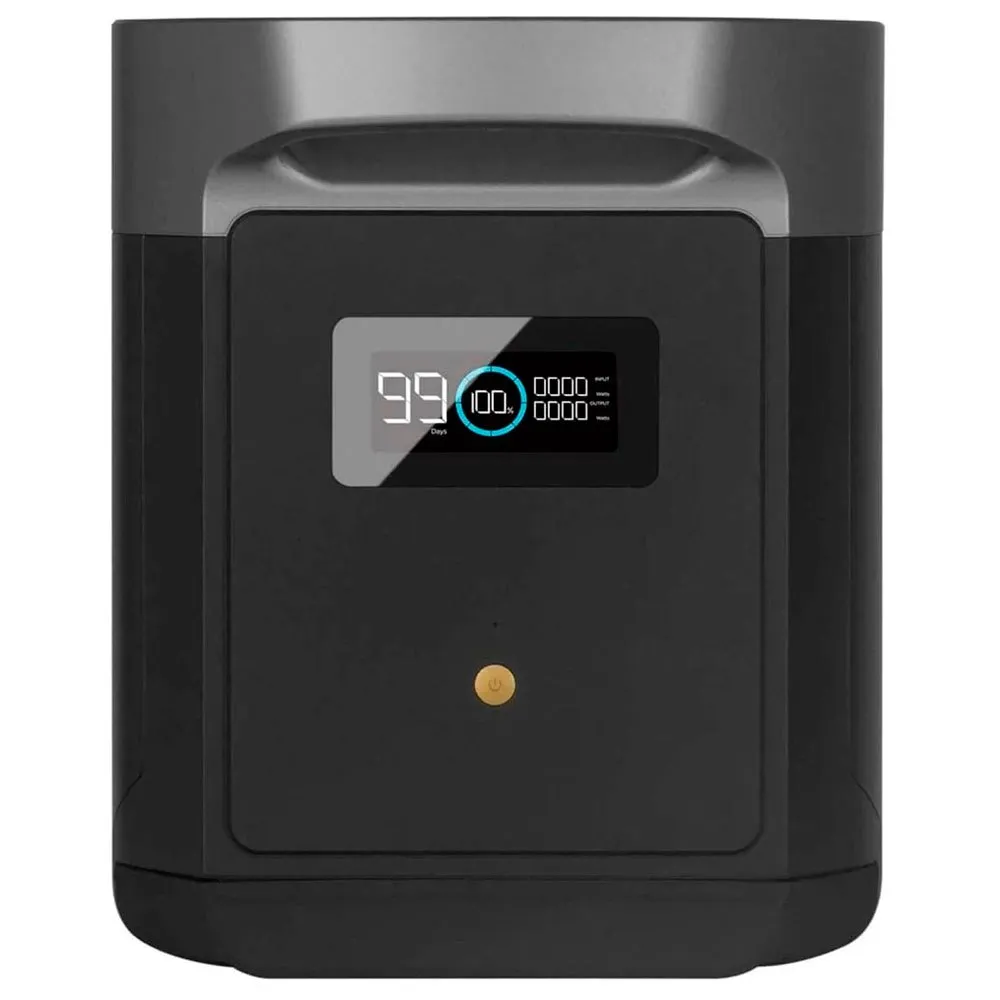 Ecoflow Delta Pro 3600 Wh Units Bærbar Kraftstasjon, Black, One Size Ecoflow Delta Pro 3600 Wh Units Bærbar Kraftstasjon, Black, One Size