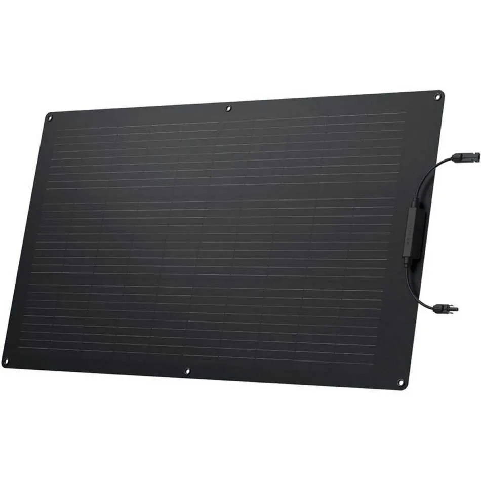 Ecoflow Fleksibelt Solcellepanel 100w, Black, One Size