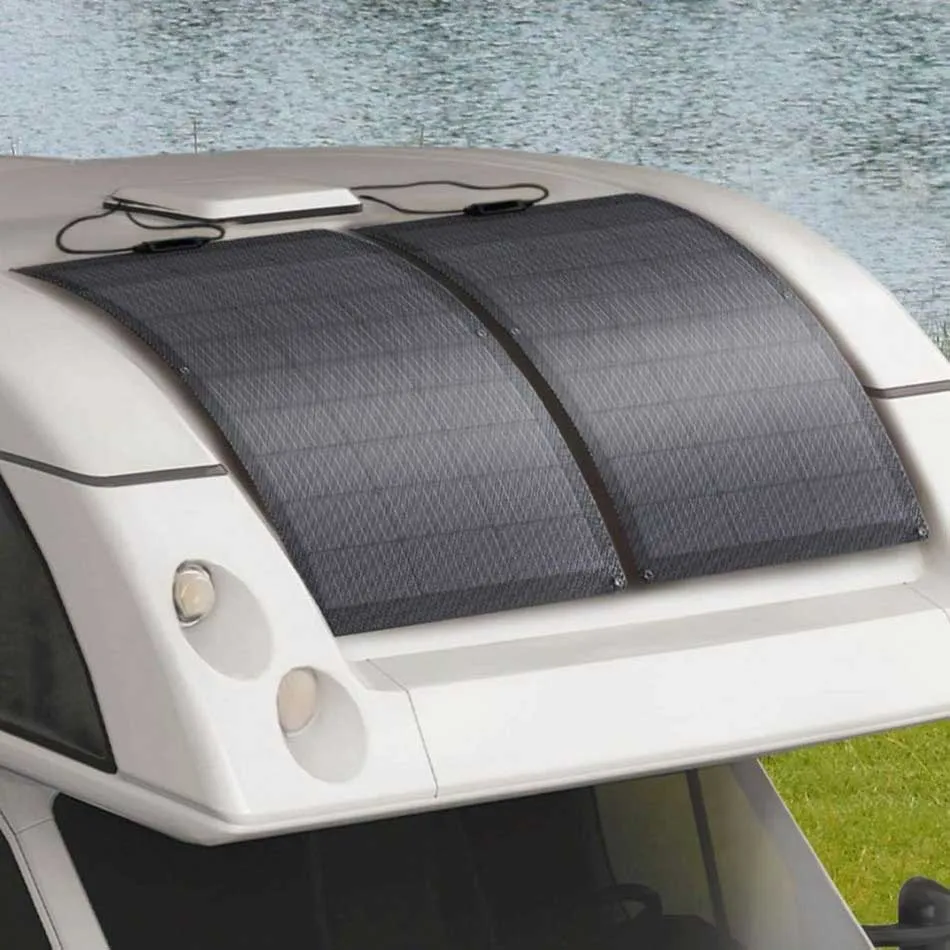 Ecoflow Fleksibelt Solcellepanel 100w, Black, One Size