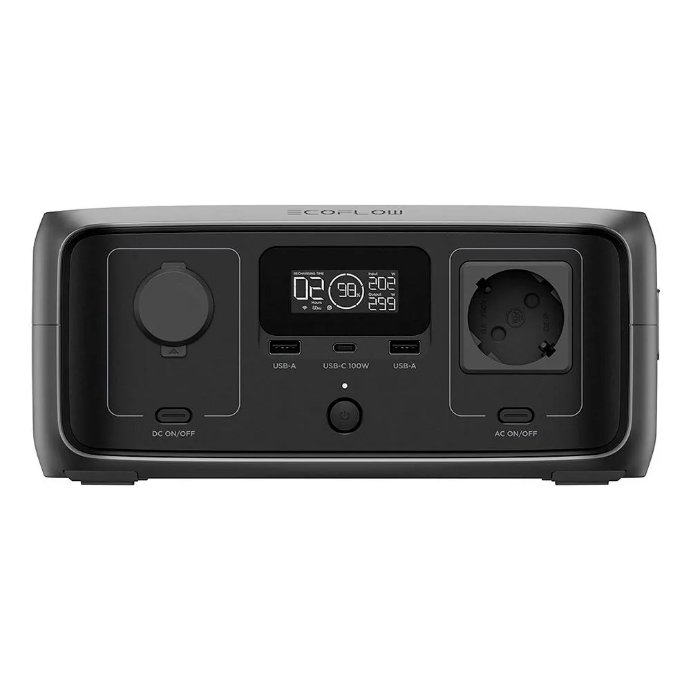 Ecoflow River 3 Bærbar Strømstasjon, Black, One Size Ecoflow River 3 Bærbar Strømstasjon, Black, One Size