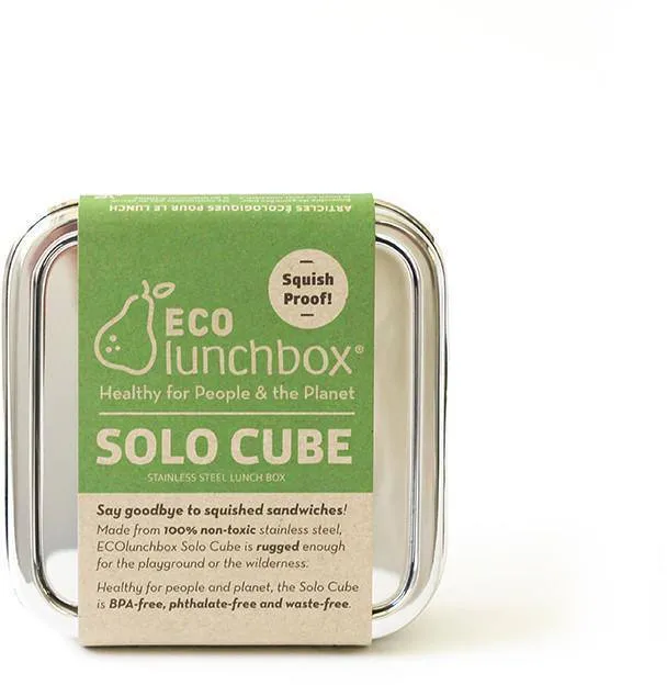 ECOlunchbox Solo Cube, Stainless steel, One Size