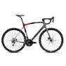 Eddy Merckx Mendrisio 105 Di2 2024 Landeveissykkel, Empress grey metallic / red / black