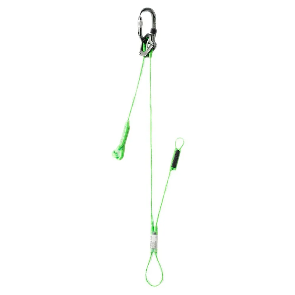Edelrid Dobbelt Justerbart Dynamisk Tau, Neon green, 120cm