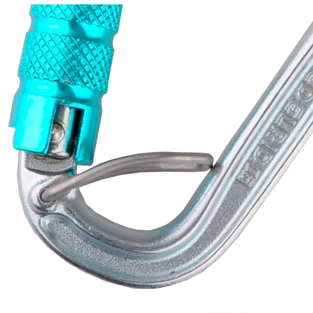 Edelrid Hms Bruce Steel Triple Fg Karabinkrok, Icemint, One Size