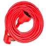 EDM Forlengelseskabel 3x1.5 25 M, Red, One Size