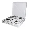 EDM Gas Gasskomfyr For Camping 4 Brennere, White / black, One Size
