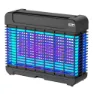 EDM Led-myggfelle Med Klebrig Plate 10w, Black, One Size