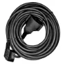 EDM Slangeforlenger 15 M, Black, One Size, EU Plug 220V