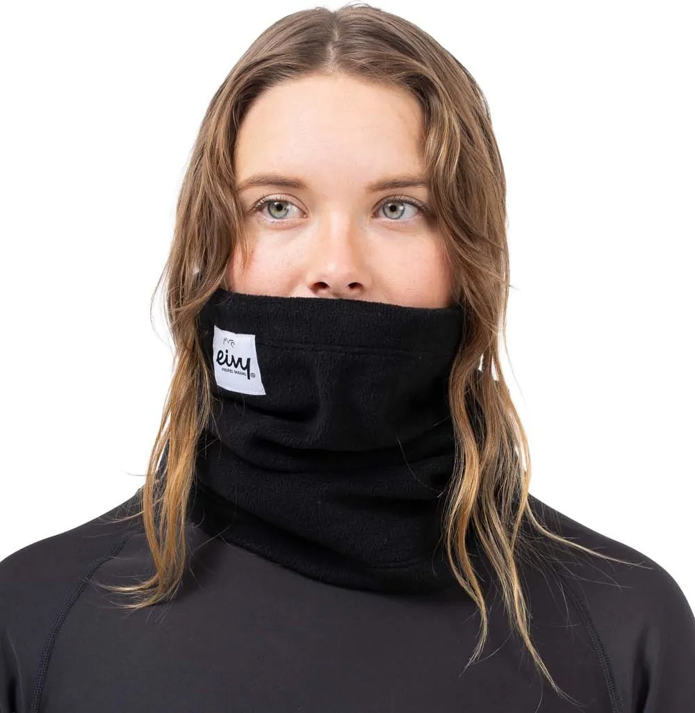 Eivy Women's Beanie Fleece Neckwarmer, Black