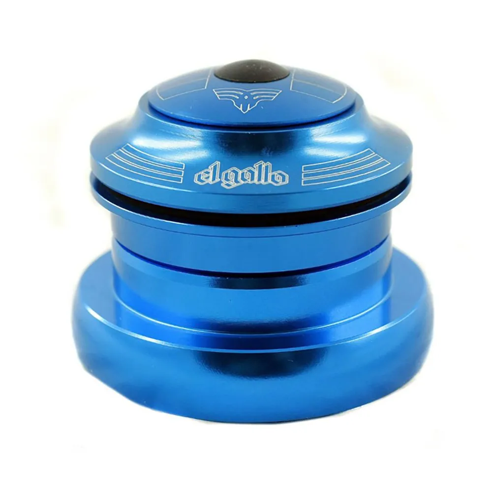 El Gallo External Semi-integrert Headset, Blue anodized, 1 1/8" El Gallo External Semi-integrert Headset, Blue anodized, 1 1/8"