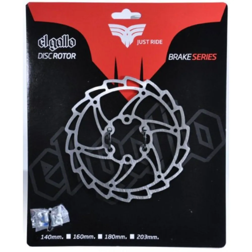 El Gallo Saw Disc Bremsekive, Steel, 180mm