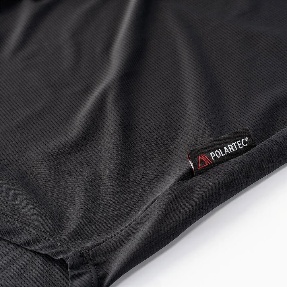 Elbrus Altar Fleecetec Kortarmet T-skjorte, Black