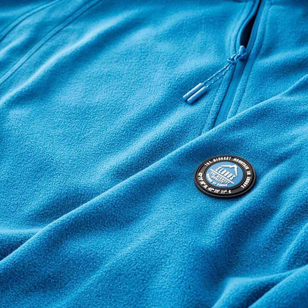 Elbrus Carlow 190 Fleecejakke Med Full Glidelås, Directoire blue