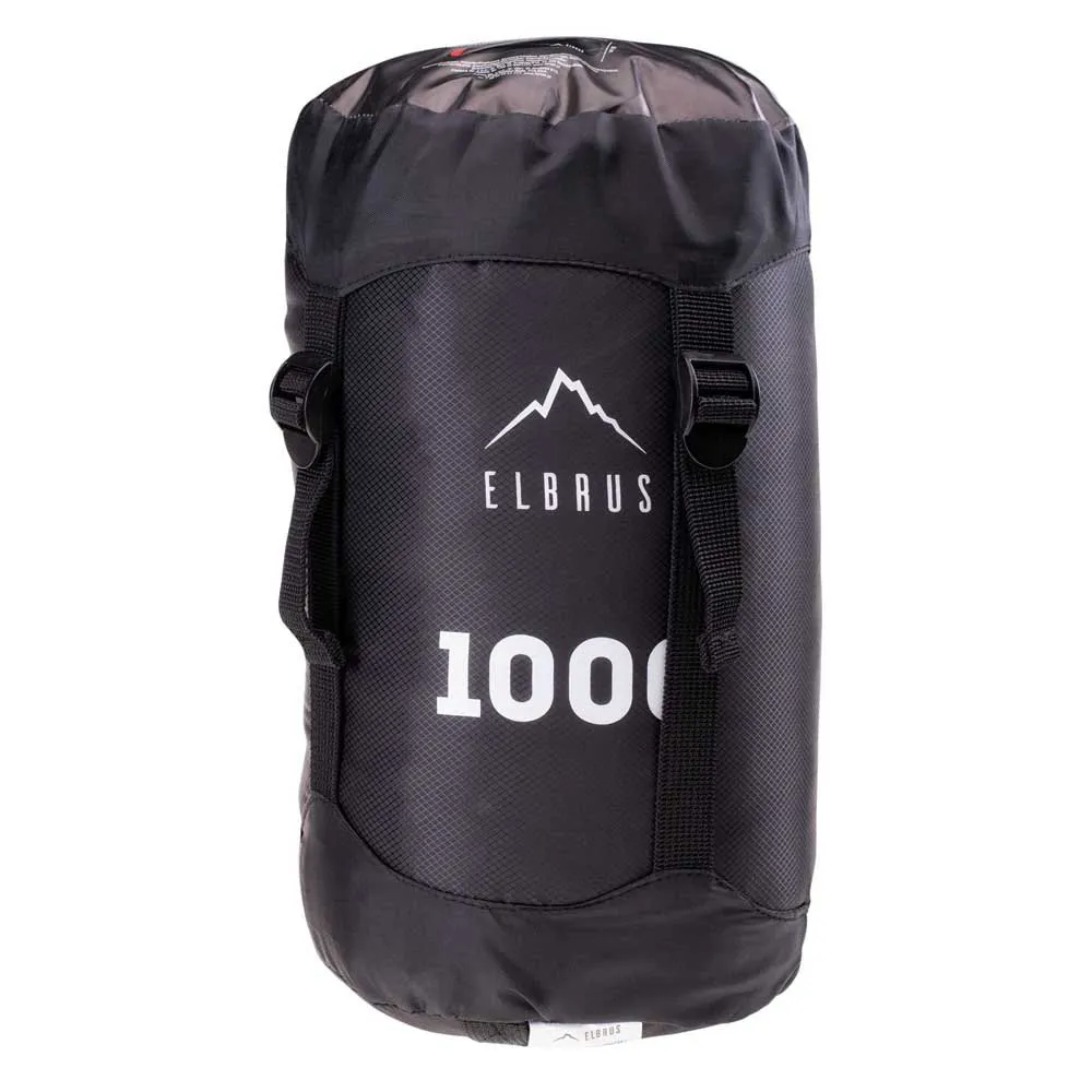 Elbrus Carrylight Ii 1000 Sovepose, Black / flame scarlet, Right Zipper Elbrus Carrylight Ii 1000 Sovepose, Black / flame scarlet, Right Zipper