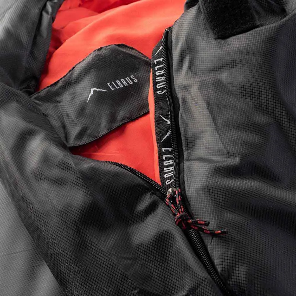 Elbrus Carrylight Ii 1000 Sovepose, Black / flame scarlet, Right Zipper Elbrus Carrylight Ii 1000 Sovepose, Black / flame scarlet, Right Zipper