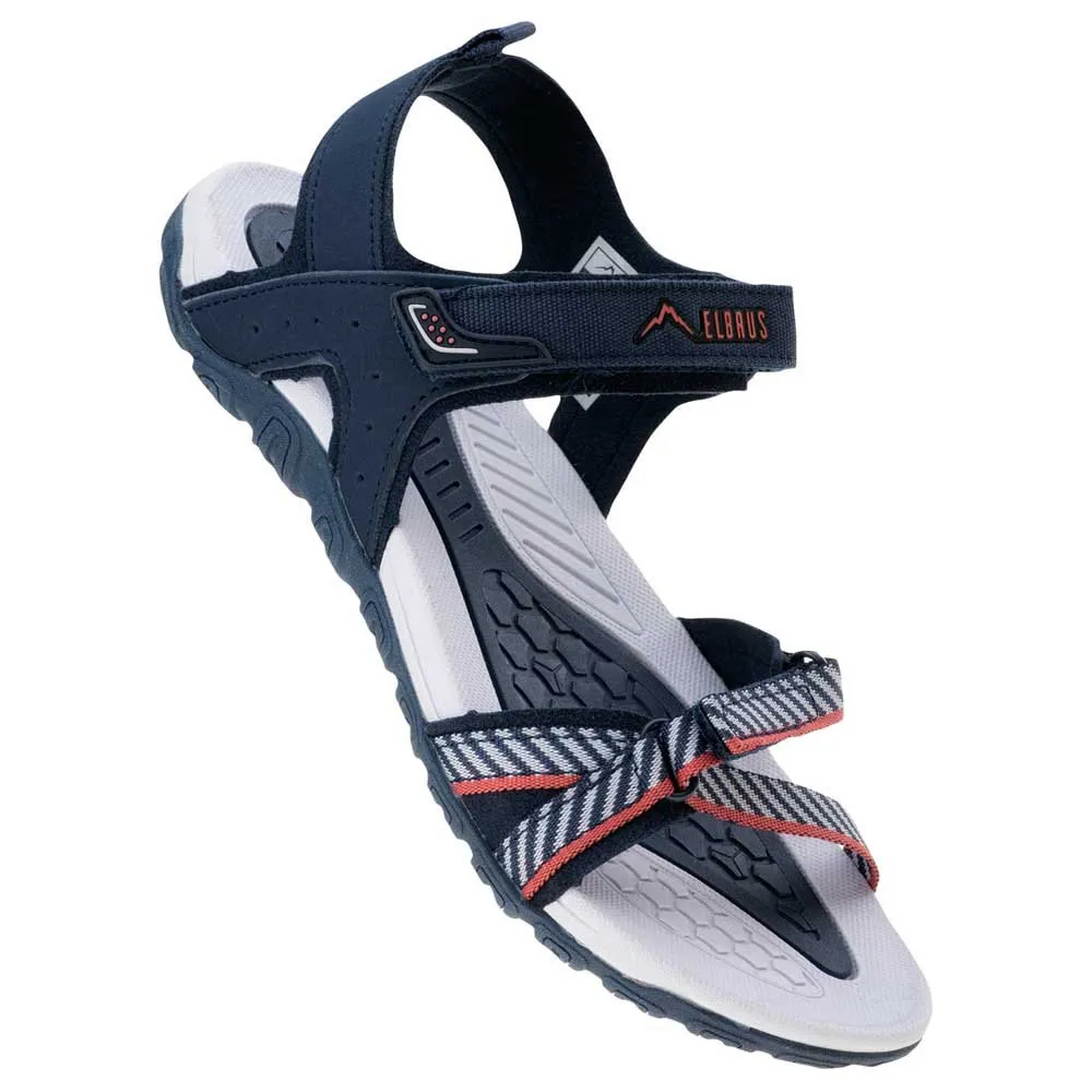 Elbrus Colusa Sandaler, Navy / white / watermelon red