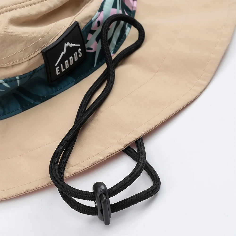 Elbrus Estevan Cap, Beige / pastel jungle print