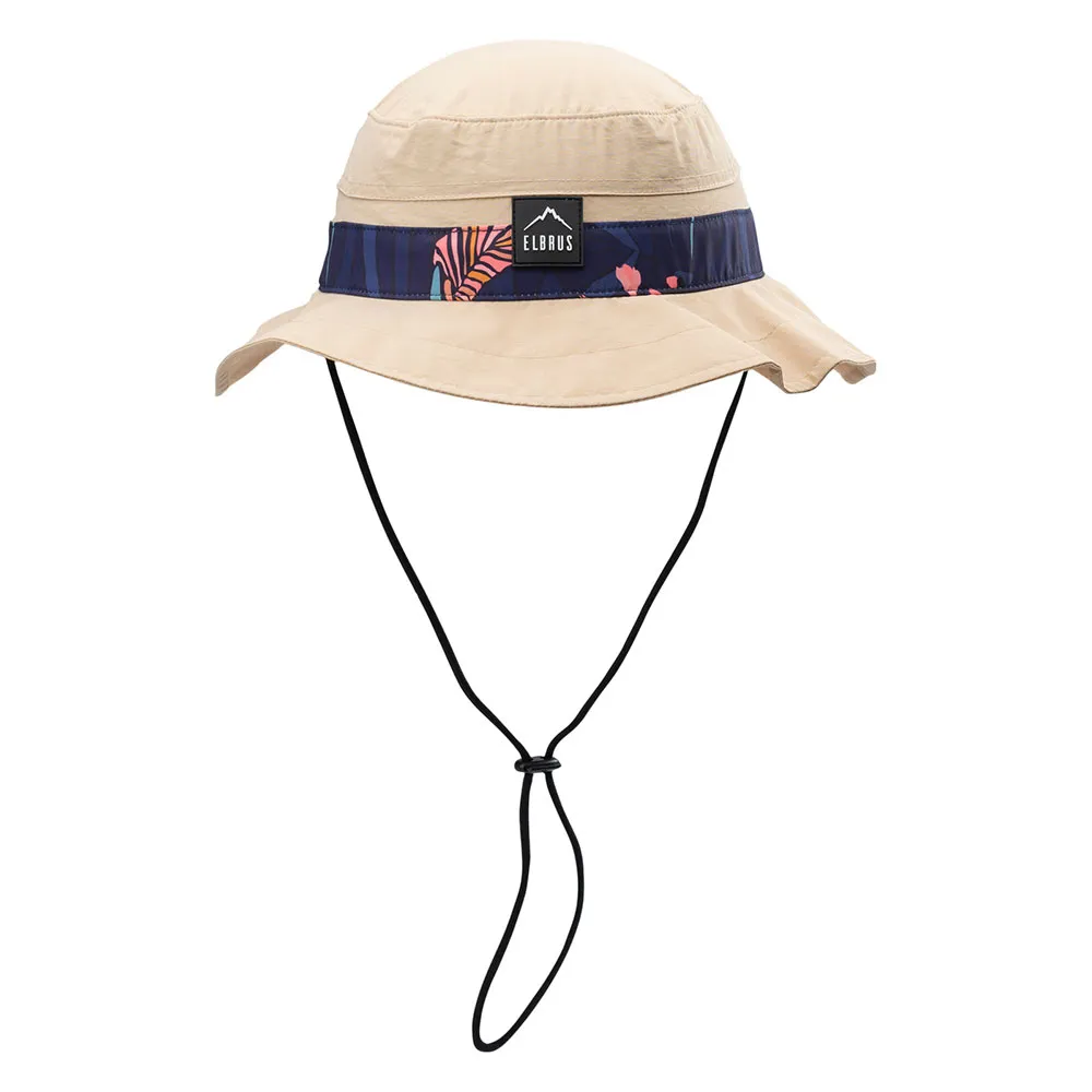 Elbrus Estevan Tg Lue, Beige / leaf print, One Size