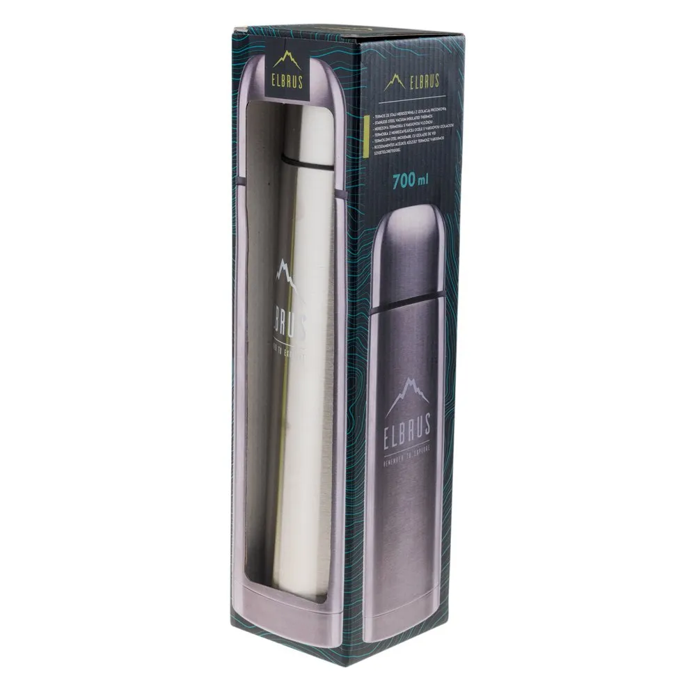 Elbrus Garde 700ml Termosflaske, Silver, One Size