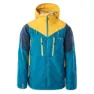 Elbrus Malaspina Ii Softshelljakke, Dress blues / ocean depths / saffron