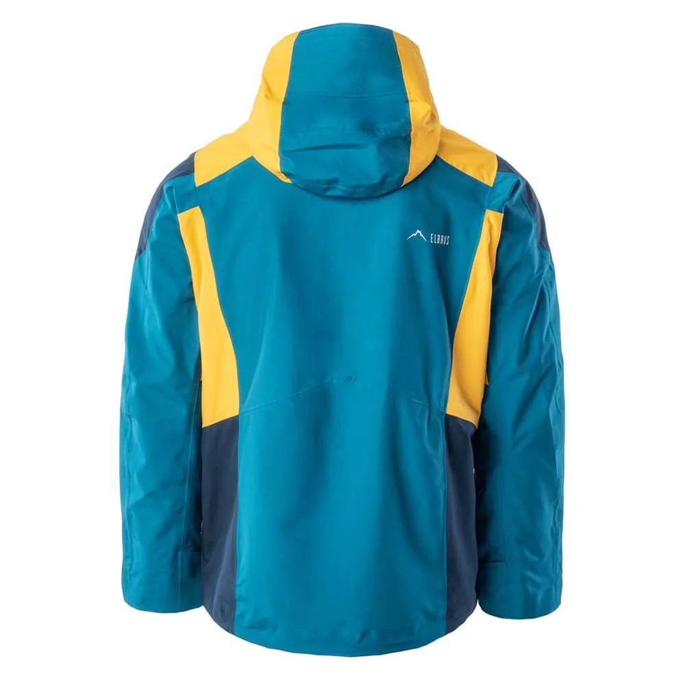Elbrus Malaspina Ii Softshelljakke, Dress blues / ocean depths / saffron Elbrus Malaspina Ii Softshelljakke, Dress blues / ocean depths / saffron